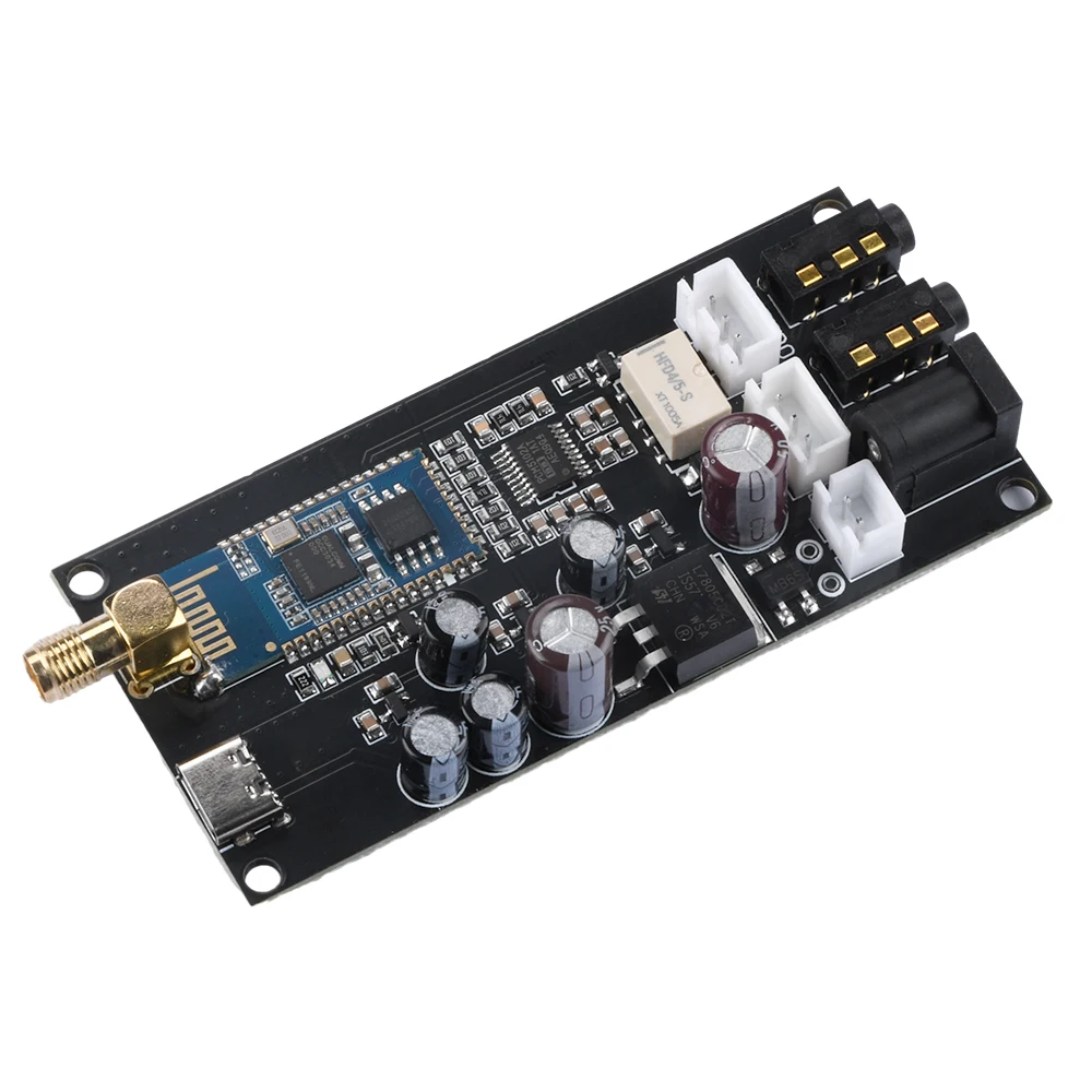 Bluetooth 5.1 Bezstratna płytka dekodowania QCC3034 PCM5102A Moduł DAC Audio Decoders Moduł Obsługa modułu APTX APTX-HD SBC AAC