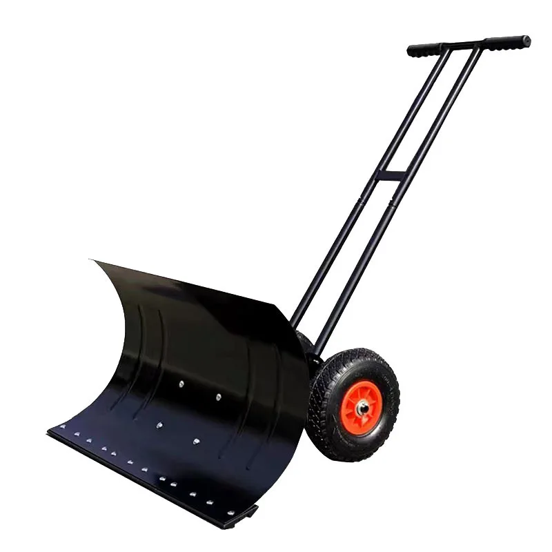 

2025 Двусторонняя лопата для удаления снега, небольшая лопата для удаления снега, одностворчатая лопата для снега, уличная колесная лопата для снега