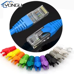 Cat5E CAT6 RJ45 Ethernet Network Cable Strain Relief Boots Cable Plug Cover Dustproof And Waterproof Protective Rubber Cover