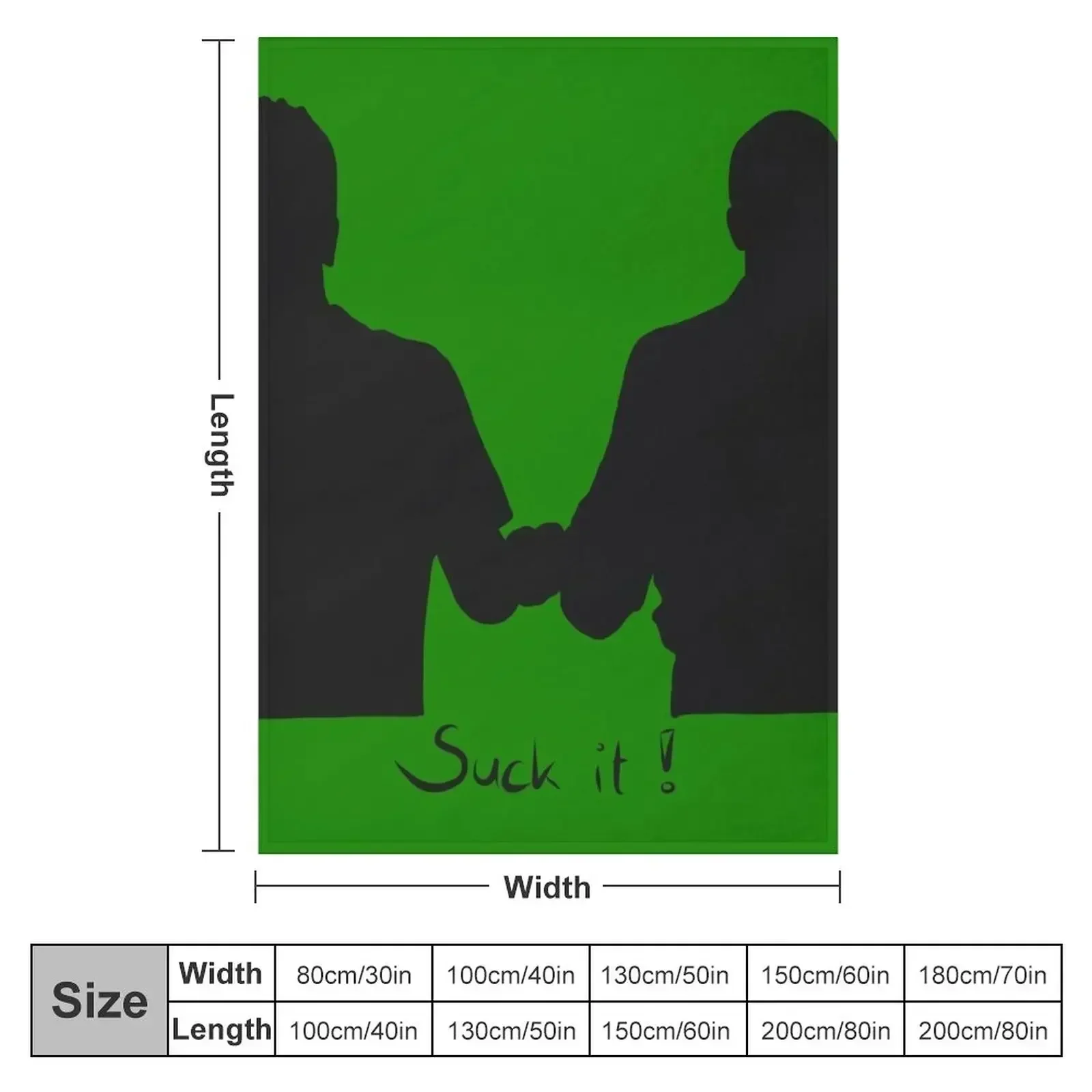 Suck it Throw Blanket Flannel Single Decoratives Luxury halloween Plush Blankets