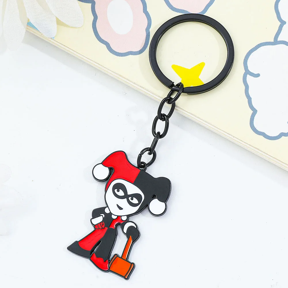 

Брелок с рисунком Джокера, креативный забавный кулон, брелок с Джокером для Хэллоуина, тематическая вечеринка, ювелирные аксессуары, подарки