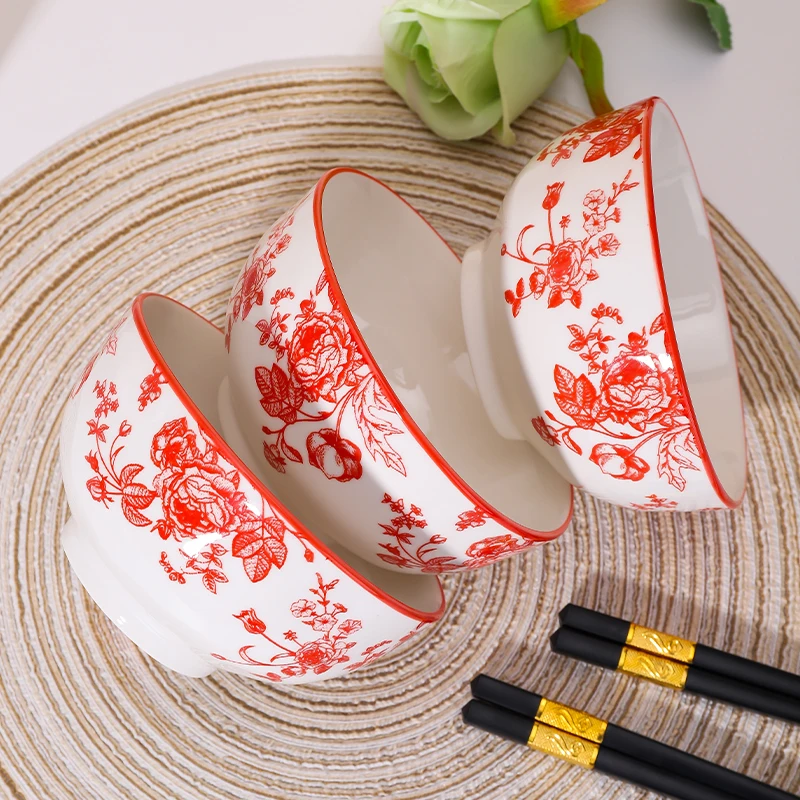 6PCS Ceramic Rice B…
