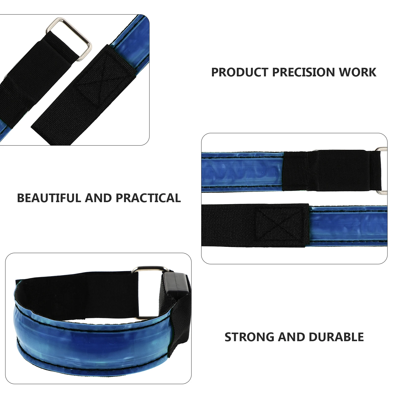 

Wearable Night Running Bracelet Reflective Belt Light Armband Tape Baby Armbands