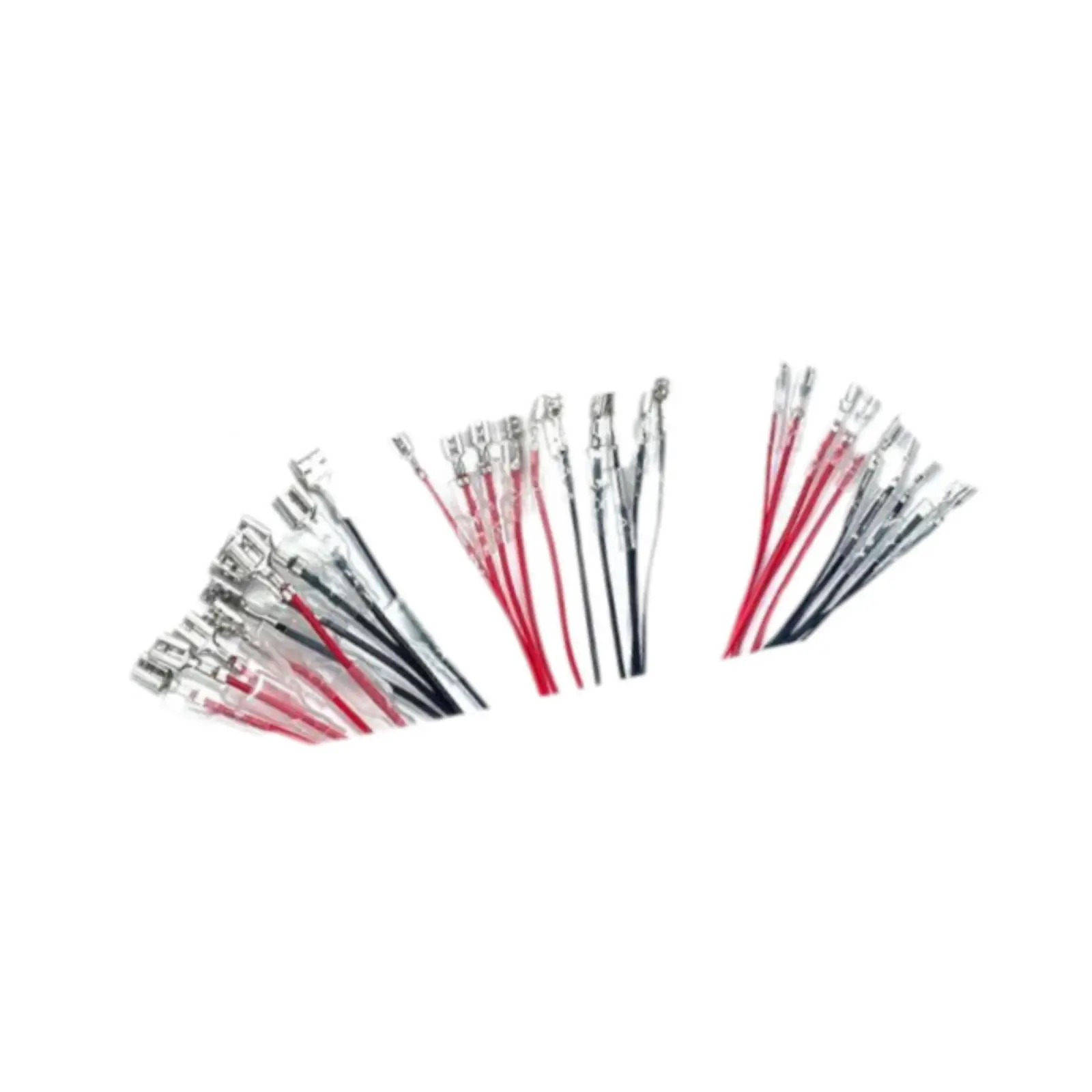Red and Black Female Spade Wire Connector Assortment Kit Quick Splice Automotive Electrical Terminals for Car Wiring and DIY