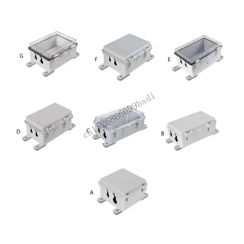 

Lockable Outdoor Electrical Connection Box Waterproof Connection Cable Enclosure Electrical Junction Box Easy to Install