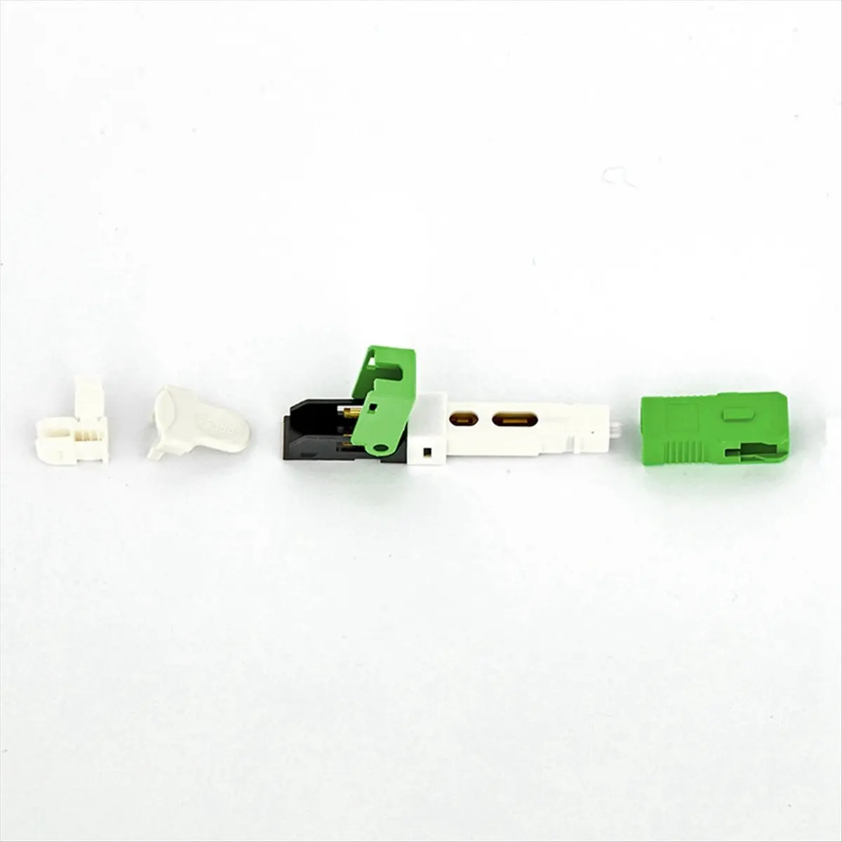 A46U 50PCS SC APC Quick Connector Fiber Optic Fast Connector Embedded SC Connector for High-Speed Internet and Cable TV
