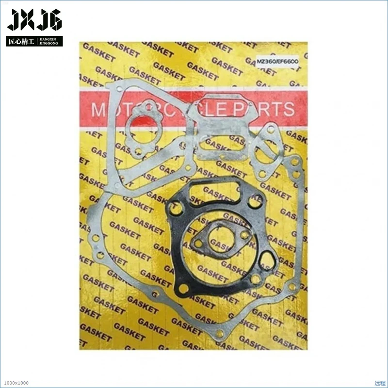 XMSJ Carburetor Cylinder Crankcase Air Filter Full Gasket Overhaul Kit for Yamaha EF6600 185F 5KW Generator Replacement