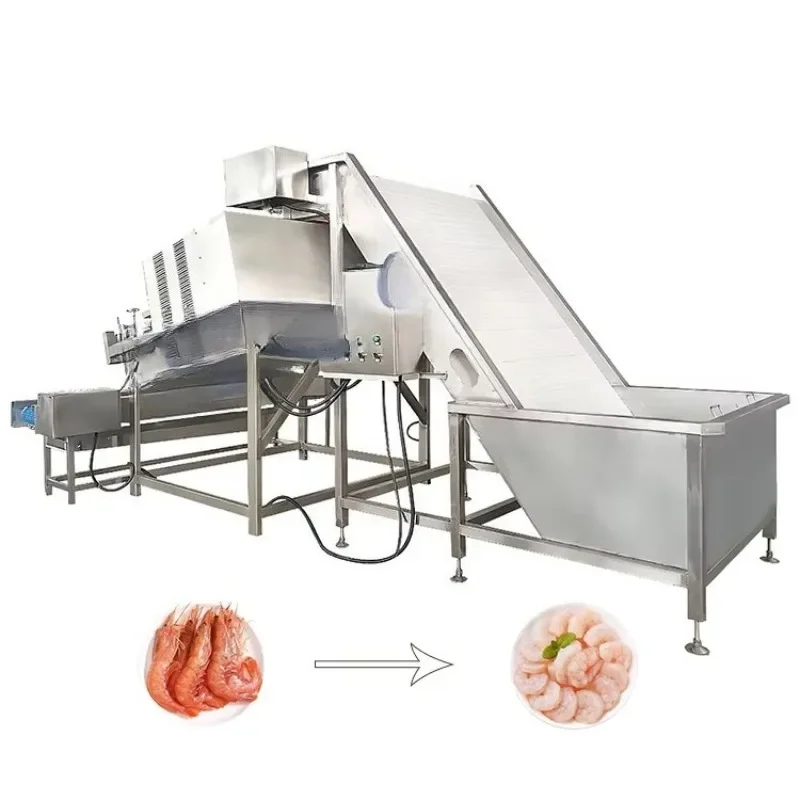 Fresh Prawn Peeler Machine Shrimp Peeling Separating Equipment Prawn Shrimp Devein Lobster Shell Remover CUSTOMIZED