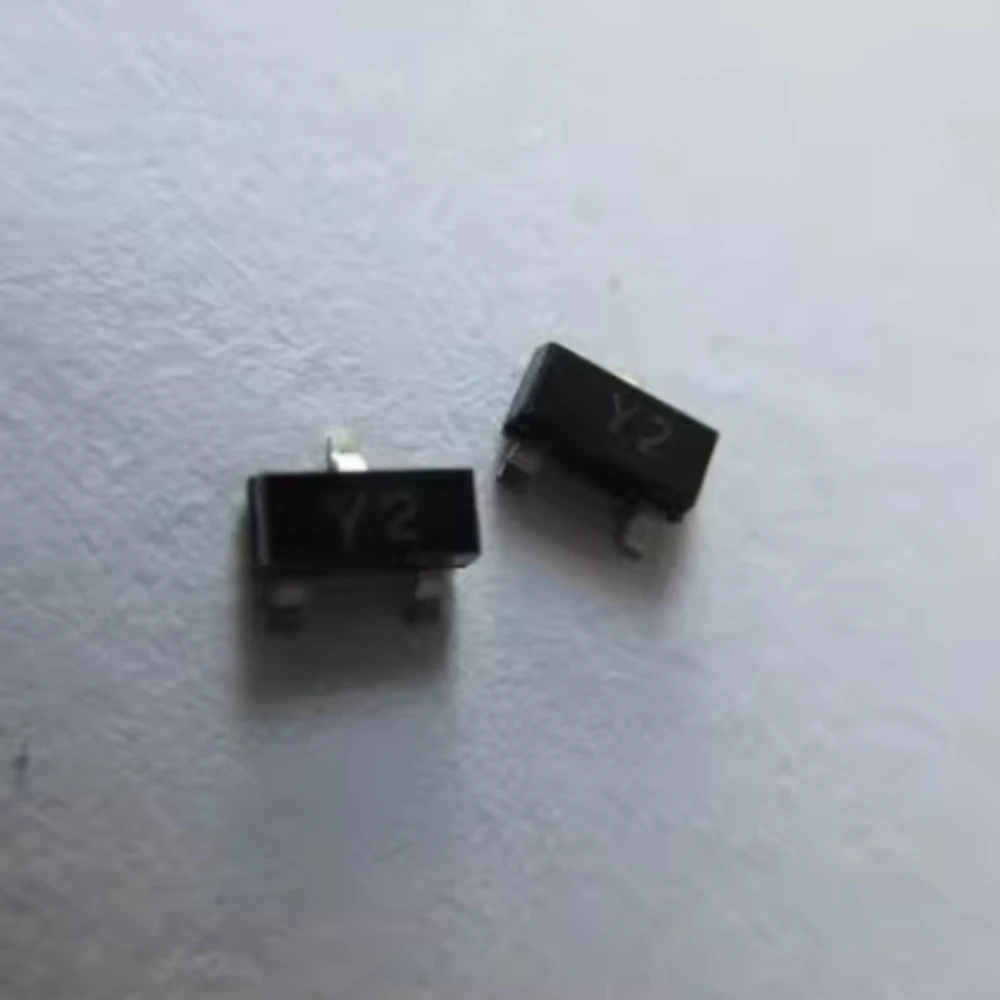 Ten BZX84C12 and BZX84C-C12Y2 silk-screened 12V SOT23 voltage stabilizing tubes