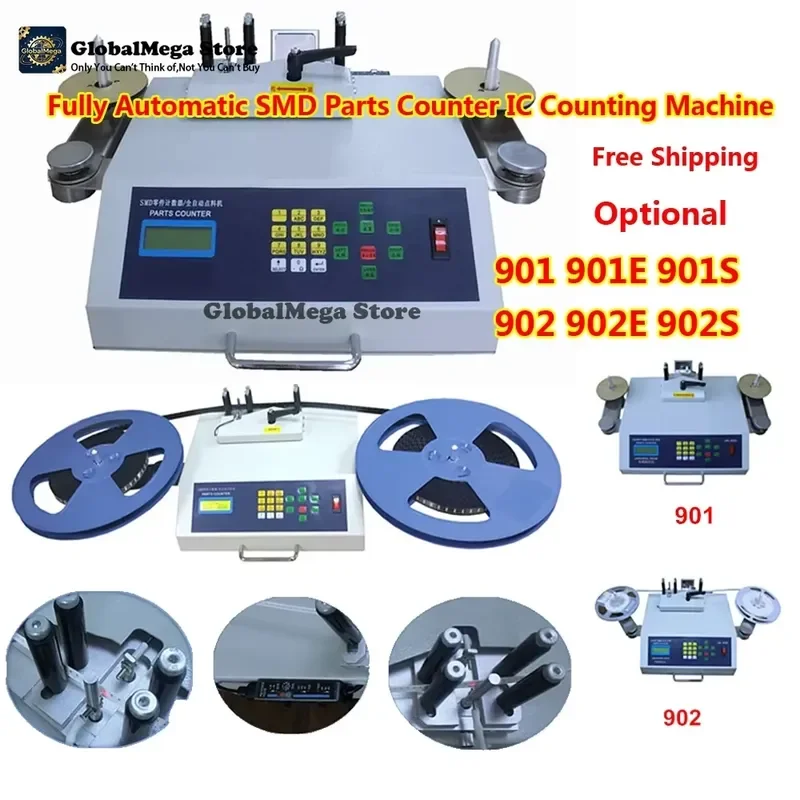 2026 Latest Automatic SMD Parts Counter IC Counting Machine for Chip Inductance Capacitor Electronic Adjustable Speed for