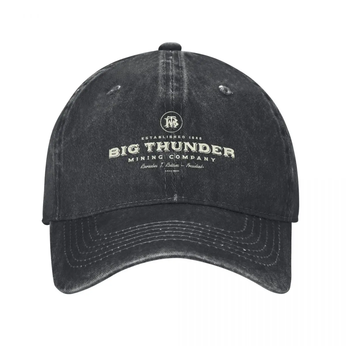 Big Thunder Mining Company - Theme Park Series Baseball Cap Hip Hop Sunhat Female Men's