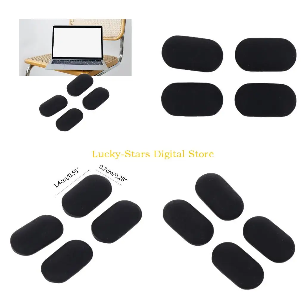 

T3EE 4Pcs Rubber Foot Feet Pad Bottom Rubber Pads For HP 840G5 745 830 735