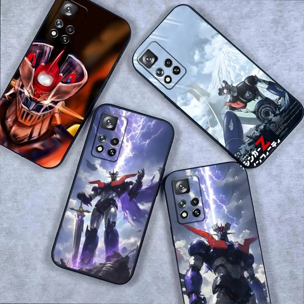 

M-Mazinger Z Robot Phone Case For Samsung S 25,24,23,22,30,21,10,9,Ultra,Plus,Lite,FE,4,5G Black Soft Case