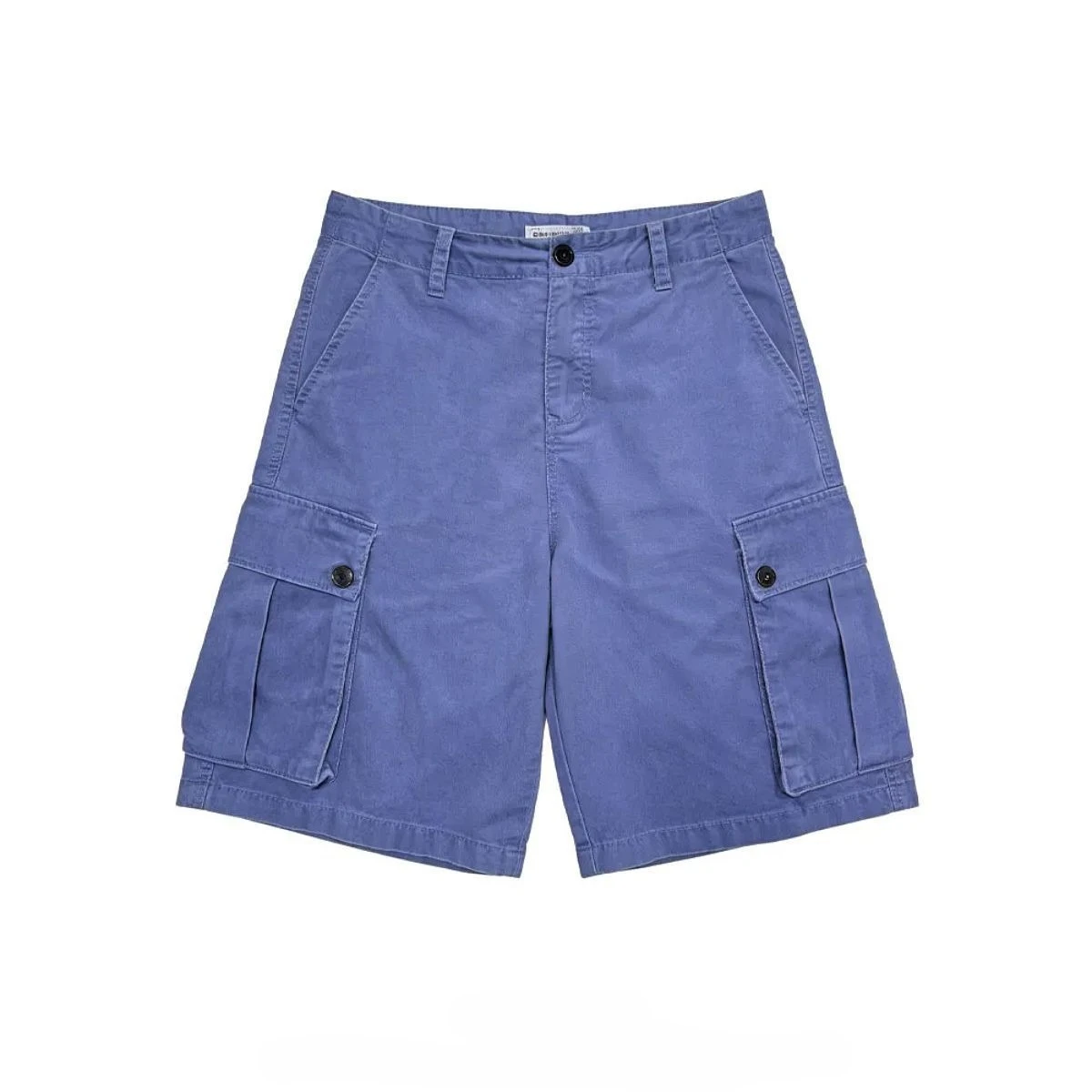 

Retro Big Pocket Cargo Denim Five-point Pants Summer New High Street Loose Wide-leg Pants Baggy Jeans Women