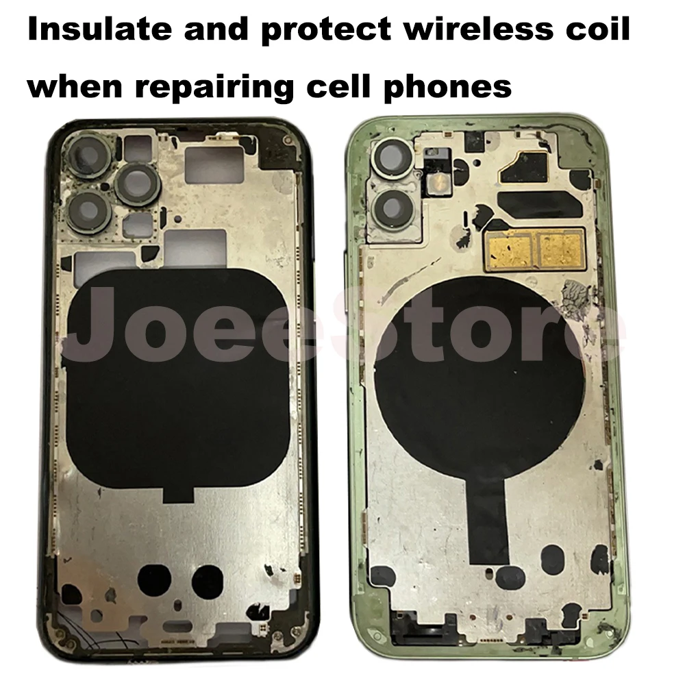 10pcs Wireless Charging Protection Sticker For iPhone 14 13 12 11 XS Pro MAX Mini X 8 Plus Wireless Coil Insulation Adhesive