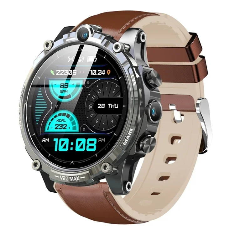 

Newest Design relojes Smart Watch 2023 V20 max 1.6 inch WiFi 4G SIM Card Dual Camera 4GB +64GB smartwatch for men and women