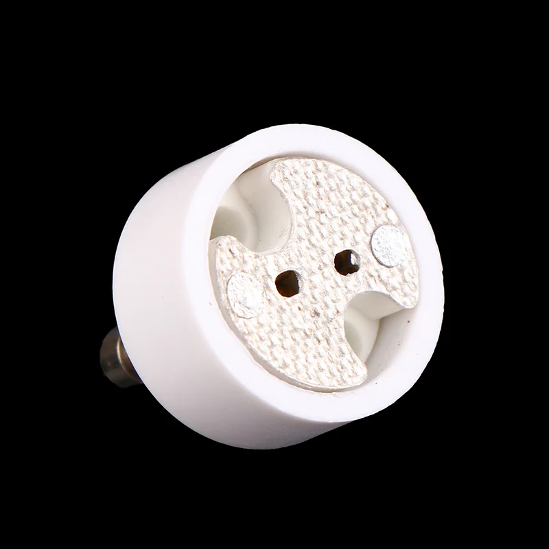 GU10 To MR16 High Quality Ceramic Socket Base Halogen LED Light Bulb G4 GU5.3 GY6.35 Pin Adapter White Converter Lamp Holder 1pc
