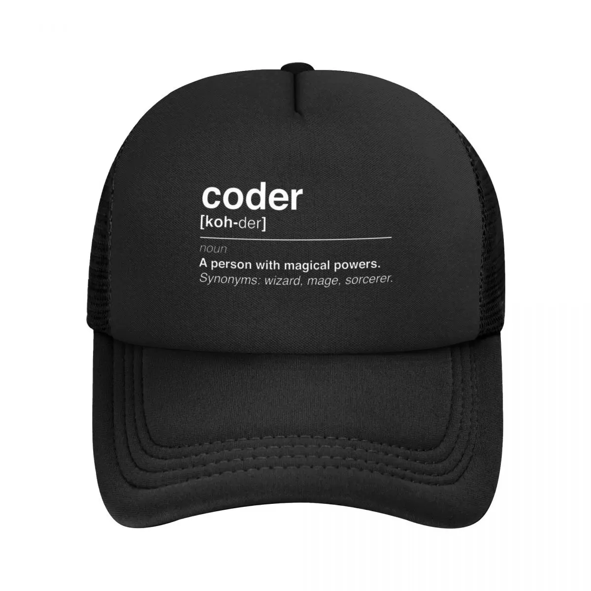 Coder topi bisbol jaring uniseks, Snapback Fashion topi bisbol bernapas kasual luar ruangan