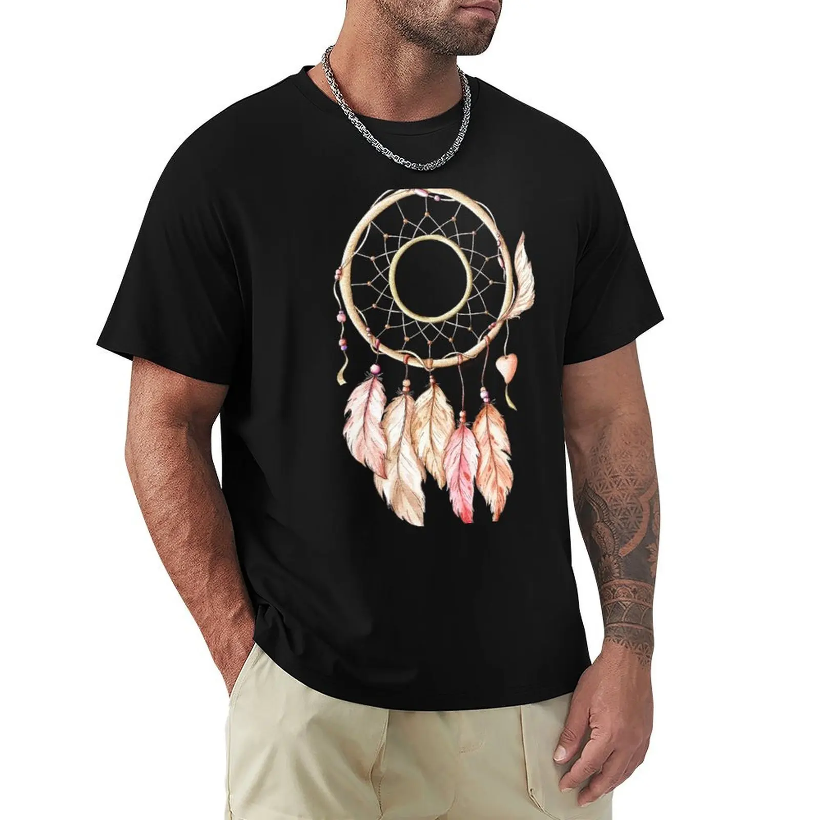 dream catcher T-Shirt Casual Pattern Print Tee Shirt