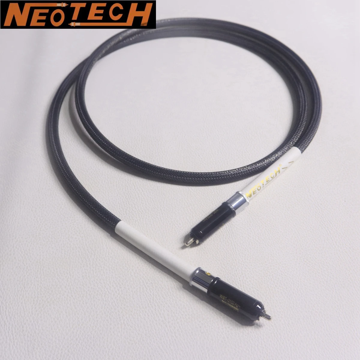 1pcs NEOTECH flagship audio Coaxial Cable OCC silver-plated HiFi 75ohm AES/EBU digital cable with WBT 0152ag RCA plug
