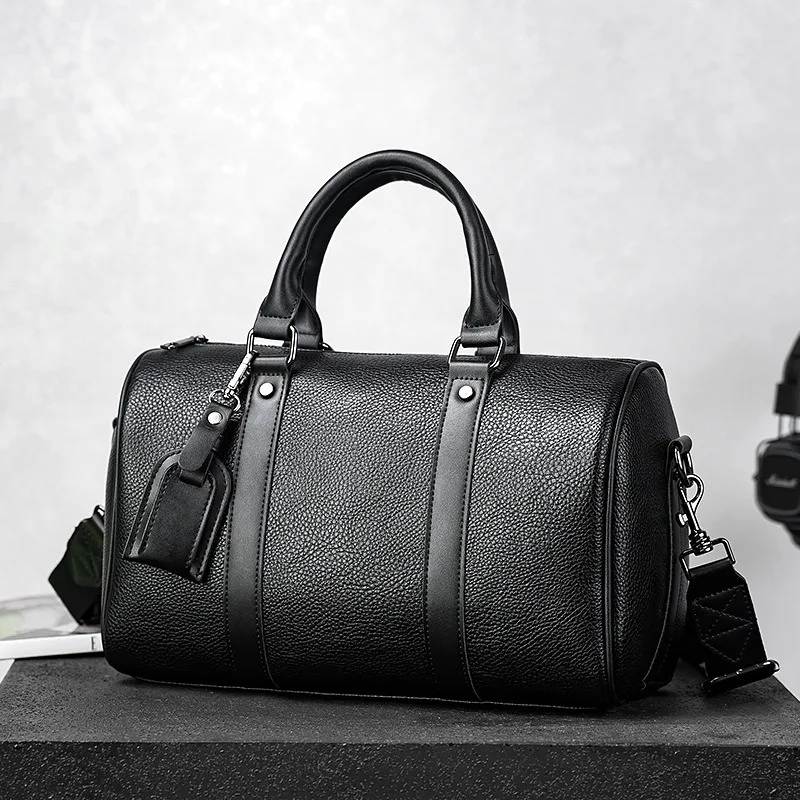 High Quality Crossbody Bag Men Handbags Shoulder Bag Fashion Crossbody Bags for Men Luxury Soft Leather Boston Tote Handbag Male