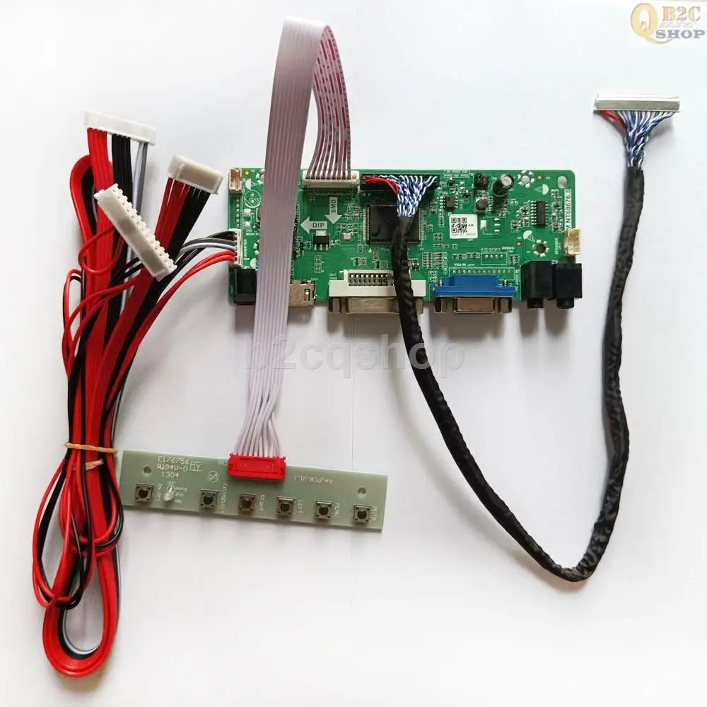 Placa controladora LCD de pantalla LM240WU2 1920X1200, Kit de controlador de Monitor para Panel de pantalla IMAC de 24 ", compatible con HDMI, VGA, DVI
