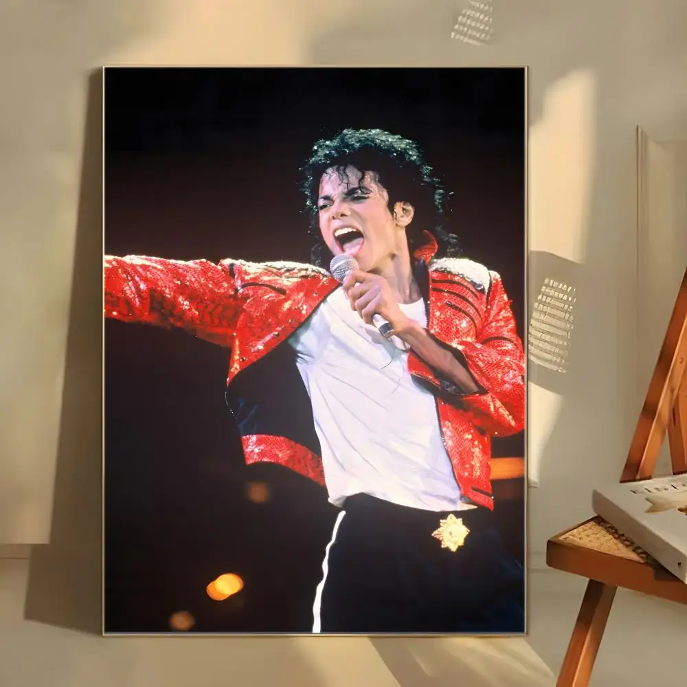 Sänger M-Michael Singer Jackson Poster, selbstklebender Kunst-Aufkleber aus wasserfestem Papier, Kaffeehaus, Bar, Zimmer, Wanddekoration – Detail 8