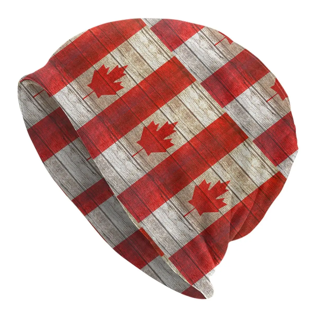Canada Flag National Culture Men Women Adult Beanies Caps Knitted Bonnet Hat Warm Hip Hop Autumn Winter Outdoor Skullies Hats