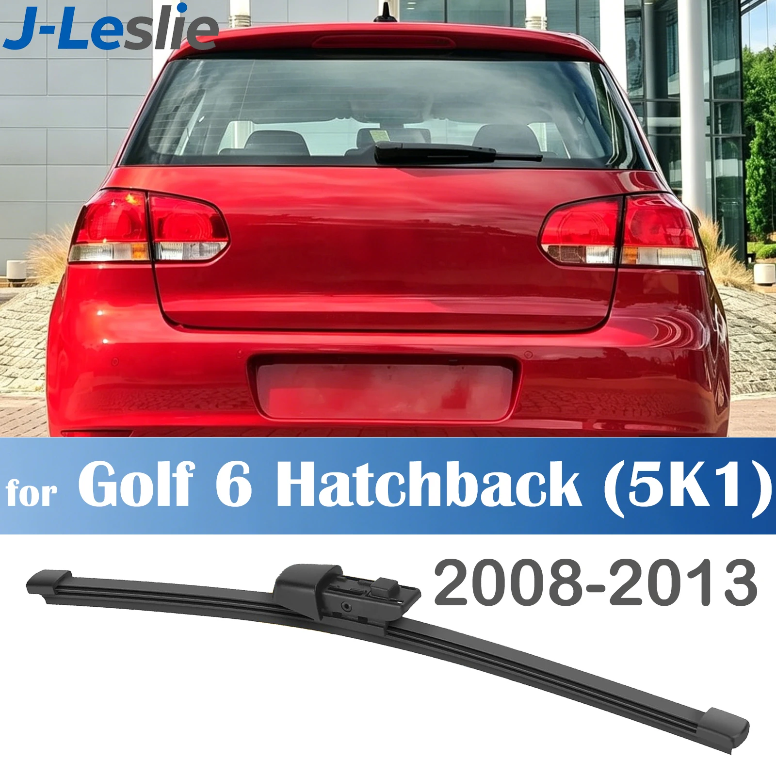 11 Zoll für VW Golf 6 VI MK6 Schrägheck 5K1 2008-2013 Heckscheibenwischerblatt Windschutzscheiben-Heckklappenfensterwischer Zubehör scheibenwischer Hinten Heckwischerarm