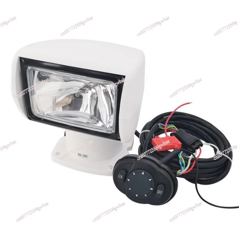 

12V 24V 100W 3200K Search Marine Searchlight Spot Headlight Searching Light Fixed with Screws for Yachts Trucks and Fishing Boat