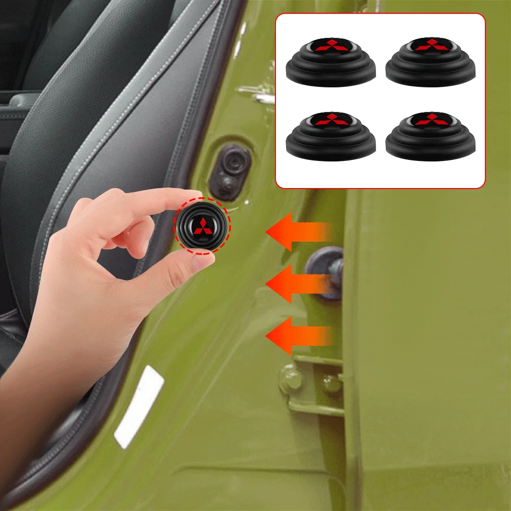 

4/8/12/20 шт. автомобильный силиконовый дверной буфер, защитная накладка, противоударная наклейка для Mitsubishi Ralliart Asx 10 Outlander Lancer EX