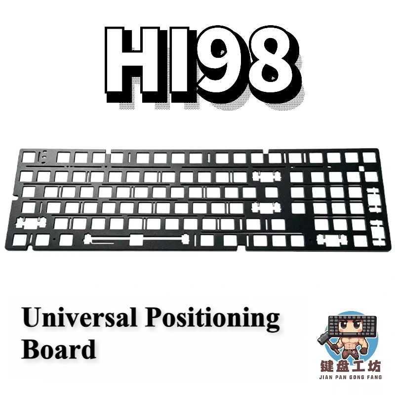 LEOBOG HI98 Universal Positioning Board Custom Horizontal Slotting PC POM FR4 Keyboard Plate for Mechanical Keyboard Accessories