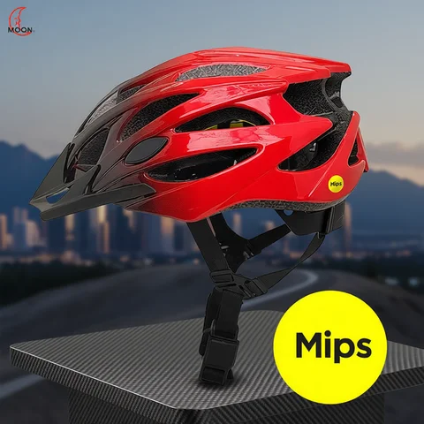 Moon Mips-Lightweight Mountain Cycling Helmet for Adult and Youth, Road Bike, Impact Protection, Recreational Bike Helmet