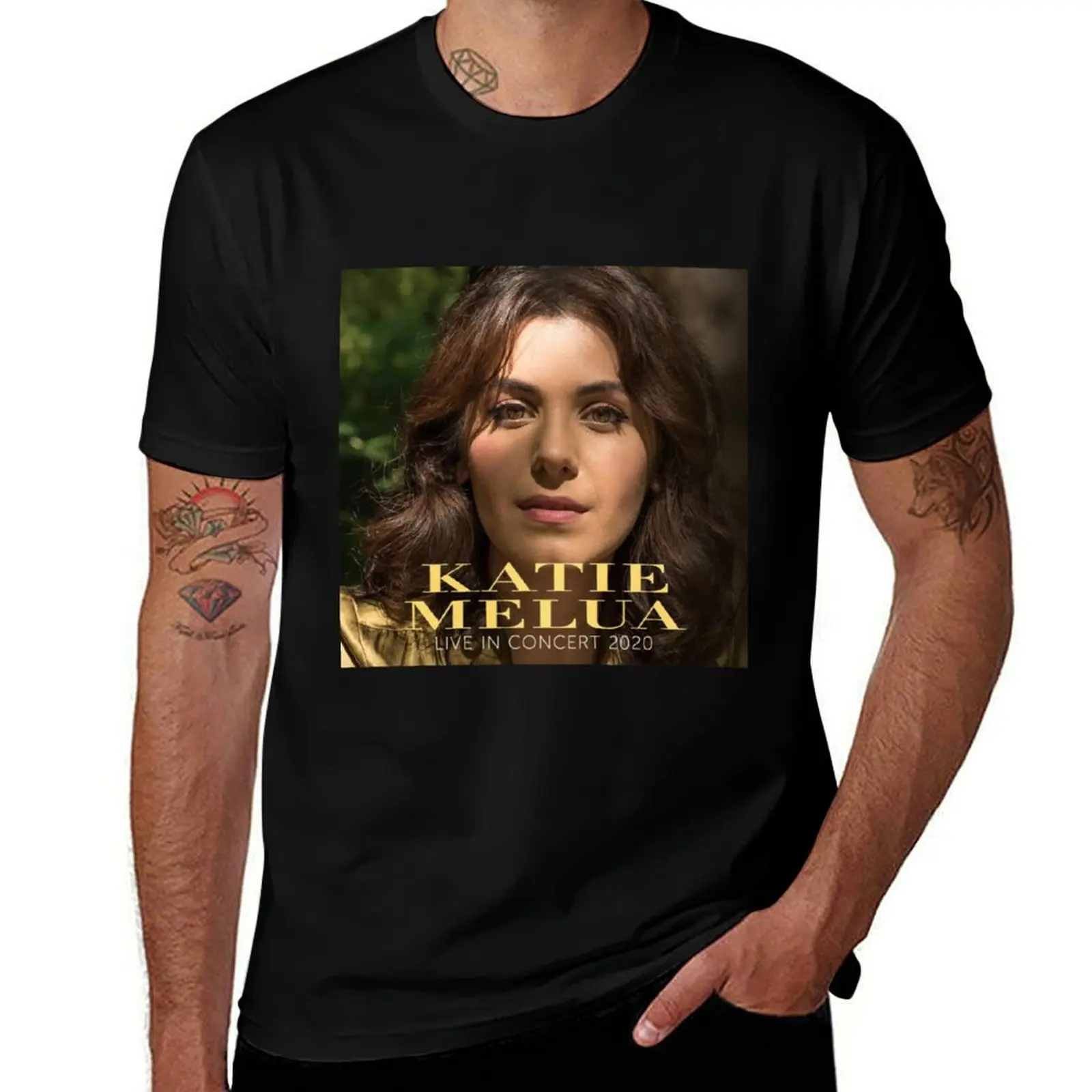 

katie jangkrikk 2 melua tour 2020 T-Shirt t shirts for man cotton soft t shirt for man funny t shirts man T-shirt