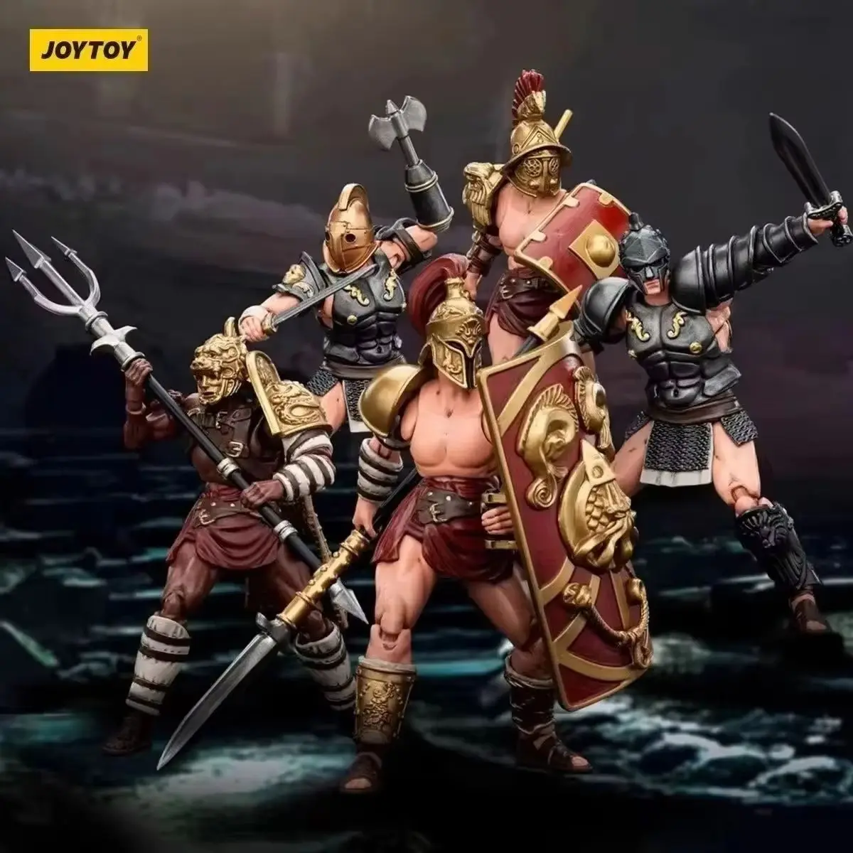 

JOYTOY Strife Roman Gladiator Hasta Gladiator Thraex Gladiator Secutor Gladiator Dimachaerus Gladiator Retiarius Gladiator Doll