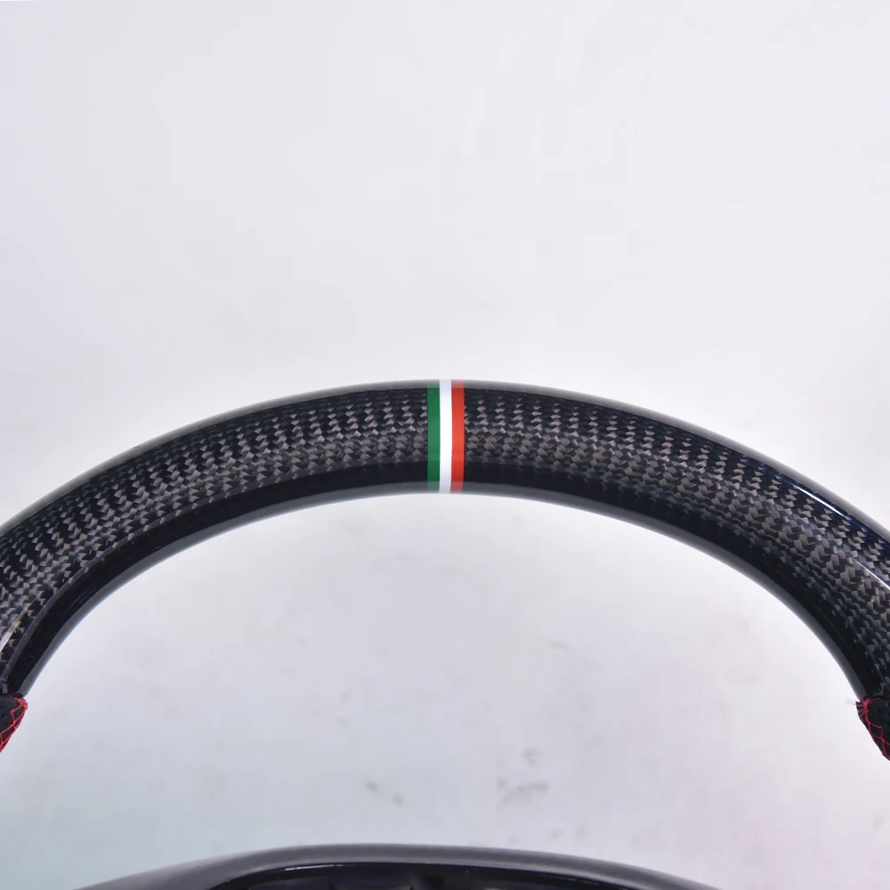 Luxury Upgrade Edition Carbon Fiber And Leather Steering Wheel For Maserati Ghibli