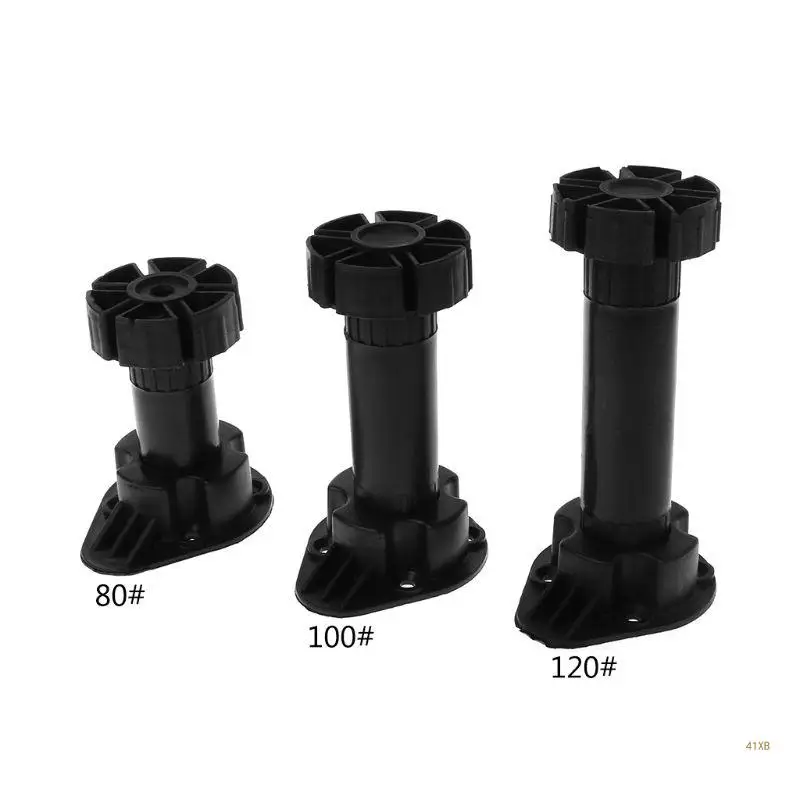 41XB 4pcs Adjustable Height Cupboard Foot Cabinet Leg For Kitchen Bathroom