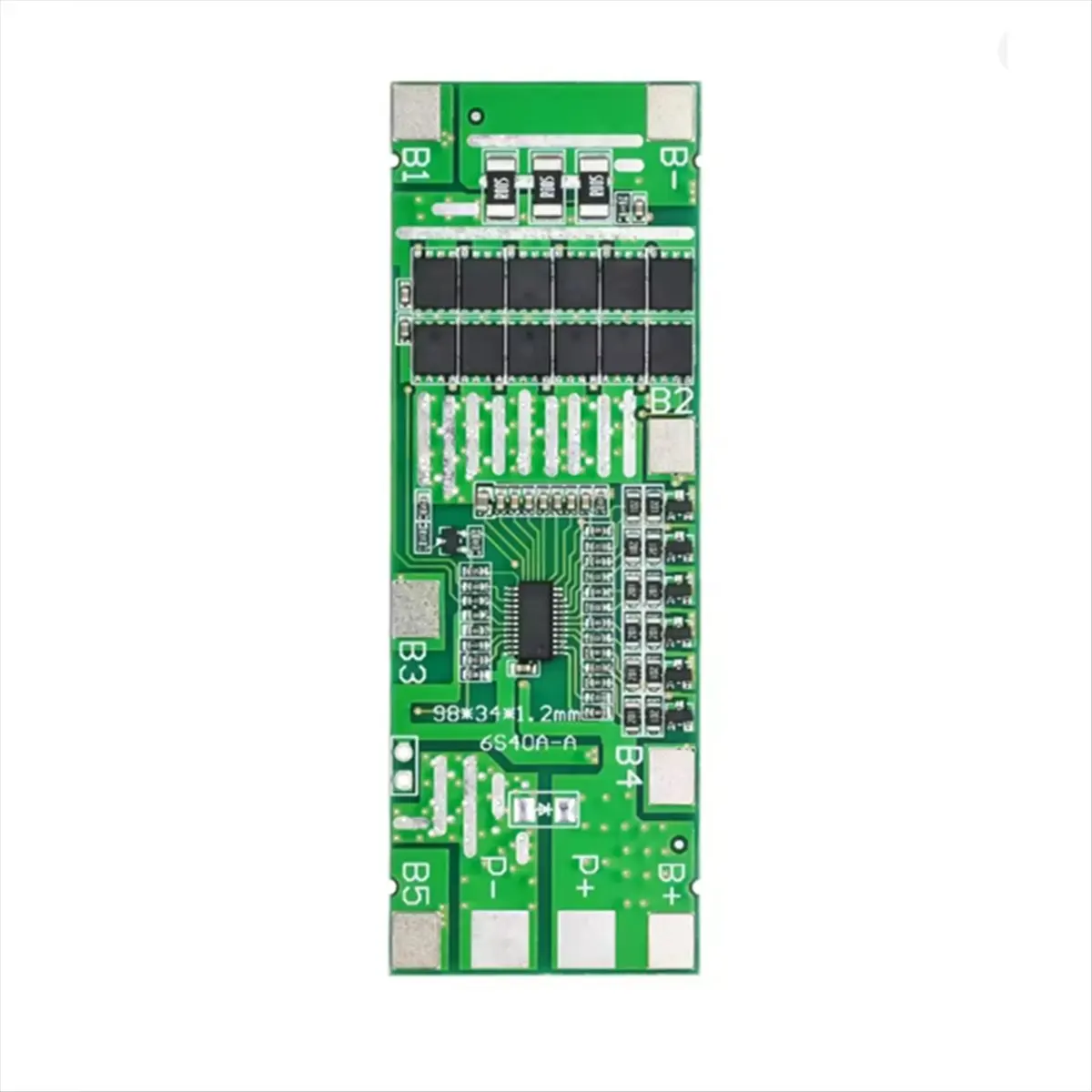 DT1894 Mon.6S 40A 24V 18650 Li-Ion Lithium Battery Protect Board Solar Lighting Pcb with Balance for Ebike Scooter 10PCS