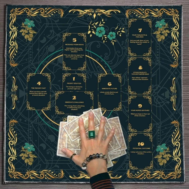 Tarots Towloth Altars Plot Reading Card Astrologia Decoração toalhas