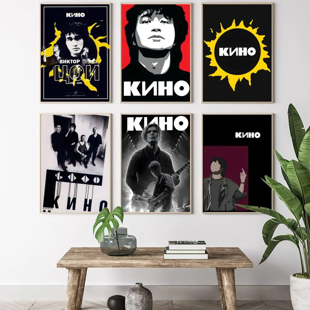 الرجعية فيكتور تسوي خمر اللوحة الخط قماش المشارك: تجعد الحرة للماء دائم جميع الفضاء جدار ديكور #2