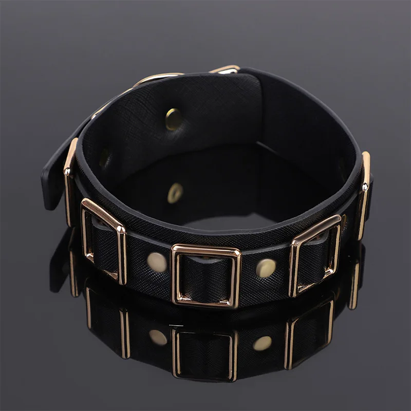 Kalung Kerah Logam untuk Wanita, Perlengkapan BDSM, Mainan Seks untuk Menggoda, Cosplay