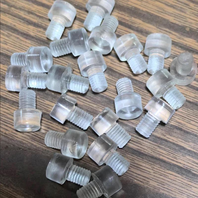 Black/White/Transparent PVC Rubber Embedded Furniture Table and Chair Leg Foot Bottom Sliding Foot Mat Floor Protector