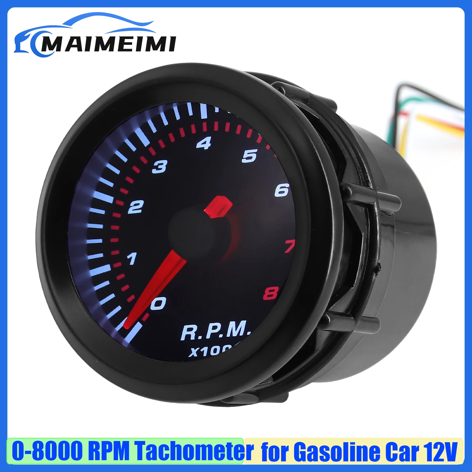 Auto Car Meter White LED 2