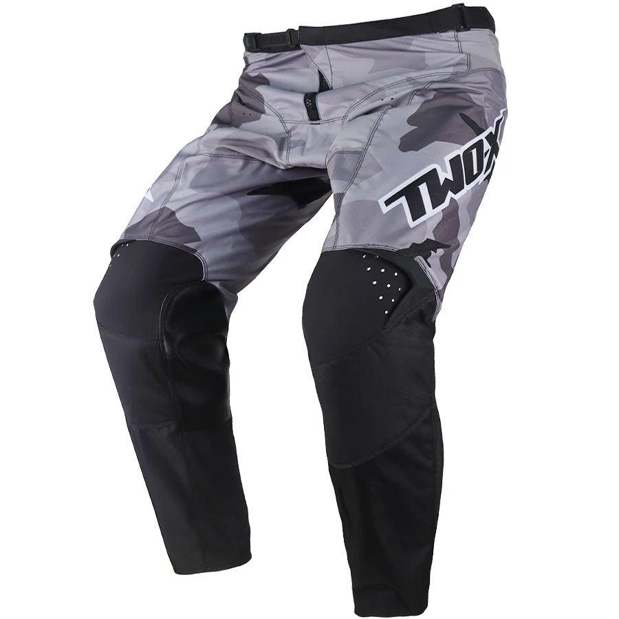 

New Two-X 180 Offroad Bnkr Dirt Bike Pant Orange/Gray Camo Adult Motocross Pants MX ATV Mens