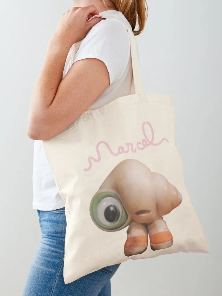 

Marcel the Shell with Shoes On Live Action Tote Bag ecological bags Big bag Portable shopping bag