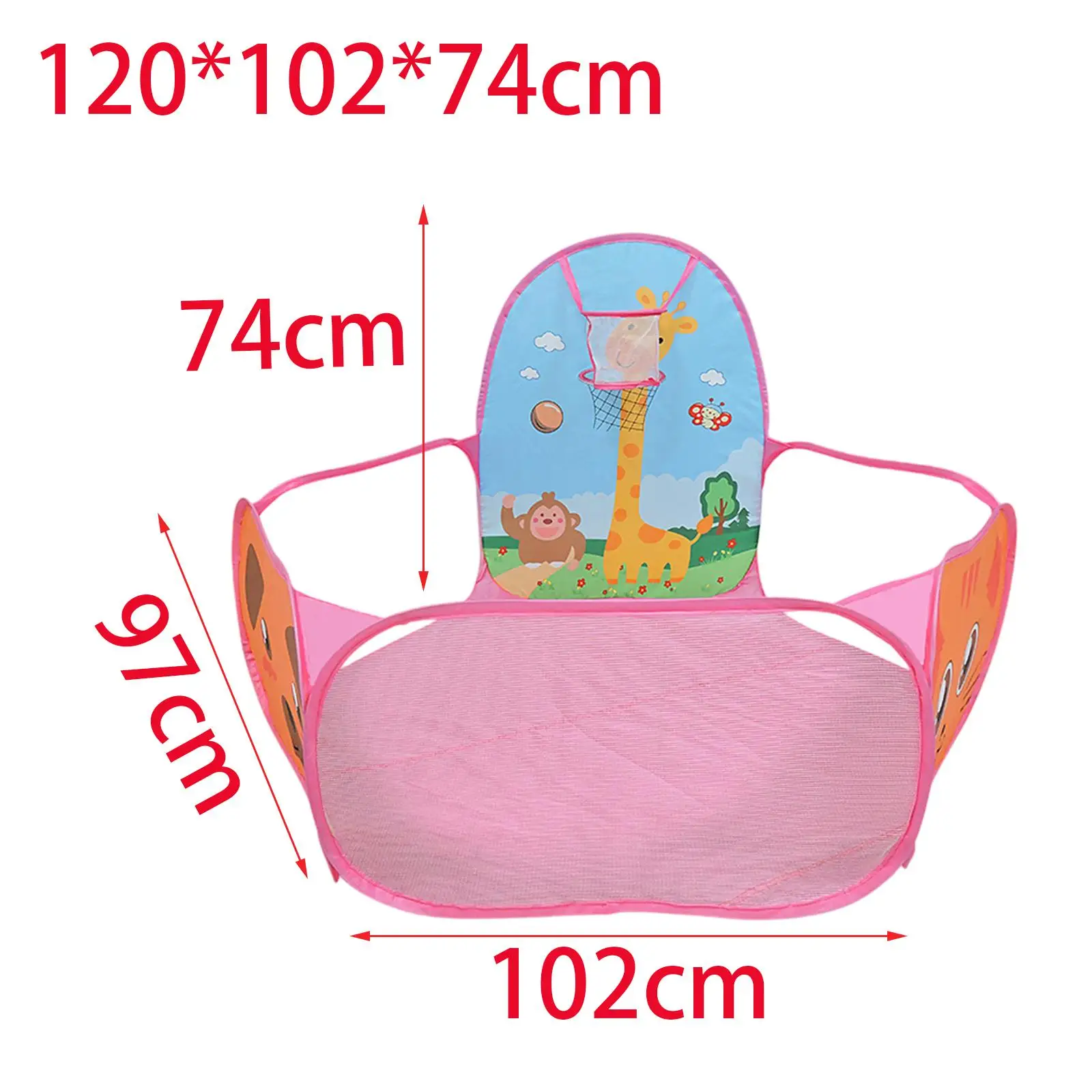 Tenda da gioco per bambini facile da montare Game Play House Child Room Decor con basket