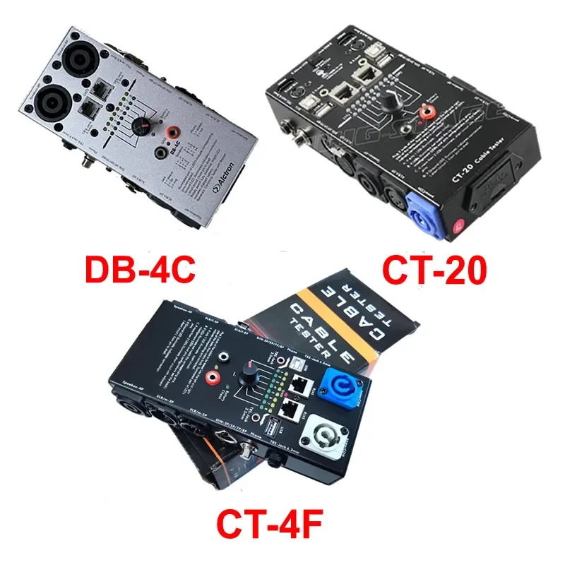 Probador de Cable Micro Usb Hdmi Powercon Speakon 4P 8P Rj45, probador de Cable de red Lan Rj45 Usb