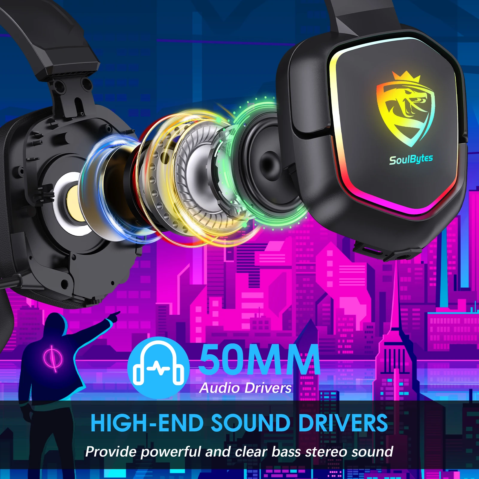 سماعة رأس سلكية مع ميكروفون لإلغاء الضوضاء لأجهزة الكمبيوتر الشخصي والكمبيوتر المحمول PS4 PS5 وسماعات نينتندو اللوحية