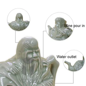 Yomehei Ceramics Chinese tricks Handmade Wine Teapot Double Purpose Pot in Layers Coffee Tea Drinking Bullet 11 Main Sales Porcelain Teapot - №9