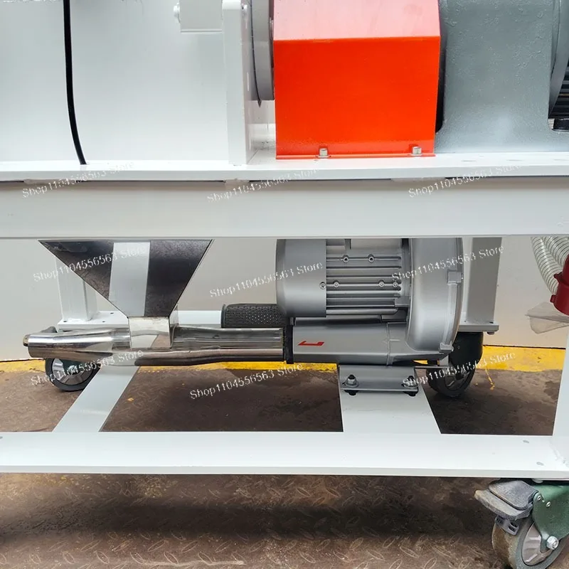 Low Speed Edge Plastic Crusher, Injection Molding Nozzle Material Shredder with Automatic Feeding Function